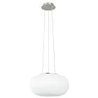 Eglo Pendellampa Optica Stål Satin Nickel | Passande för 2x E27