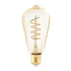 Eglo LED Edison E27 Filament Ambar 4W 245lm - 820 Extra Varm Vit | Dimbar - Ersättare 25W