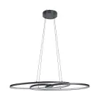 Eglo Pendellampa Gianella Stål Svart 38W 4400lm - 830 Varm Vit | Dimbar