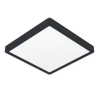 Eglo Taklampa Fueva 6 Plast Svart 13W 2100lm - 827-840-865 CCT