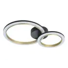 Eglo Taklampa Calliera Stål Svart, Mässing 12W 1500lm - 830 Varm Vit | Dimbar