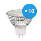 Flerpack 10x Noxion LED Spot GU5.3 MR16 4.4W 345lm 60D - 830 Varm Vit | Dimbar - Ersättare 35W