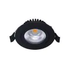 Noxion LED Lutningsbar Slim Spot Svart 6W 550lm - 930 Varm Vit | Utskärning   75mm - IP54 - Bästa färgåtergivning 