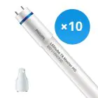 Flerpack 10x Philips LED Rör T8 MASTER (EM/Mains) High Output 8W 1000lm - 830 Varm Vit | 60cm - Ersättare 18W
